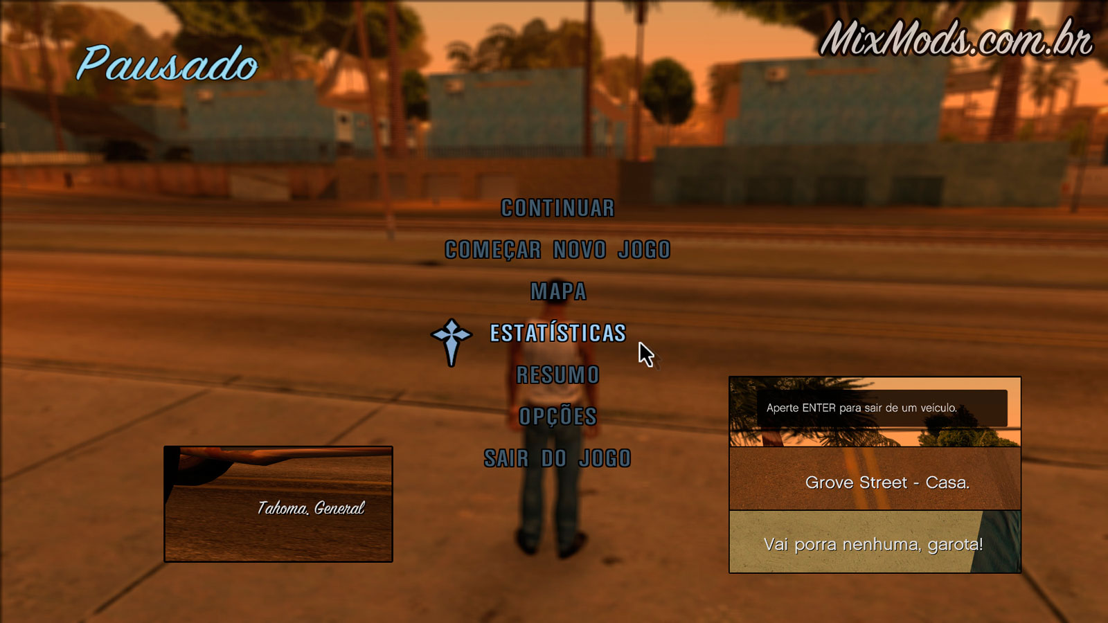 Old-gen hud and menu 