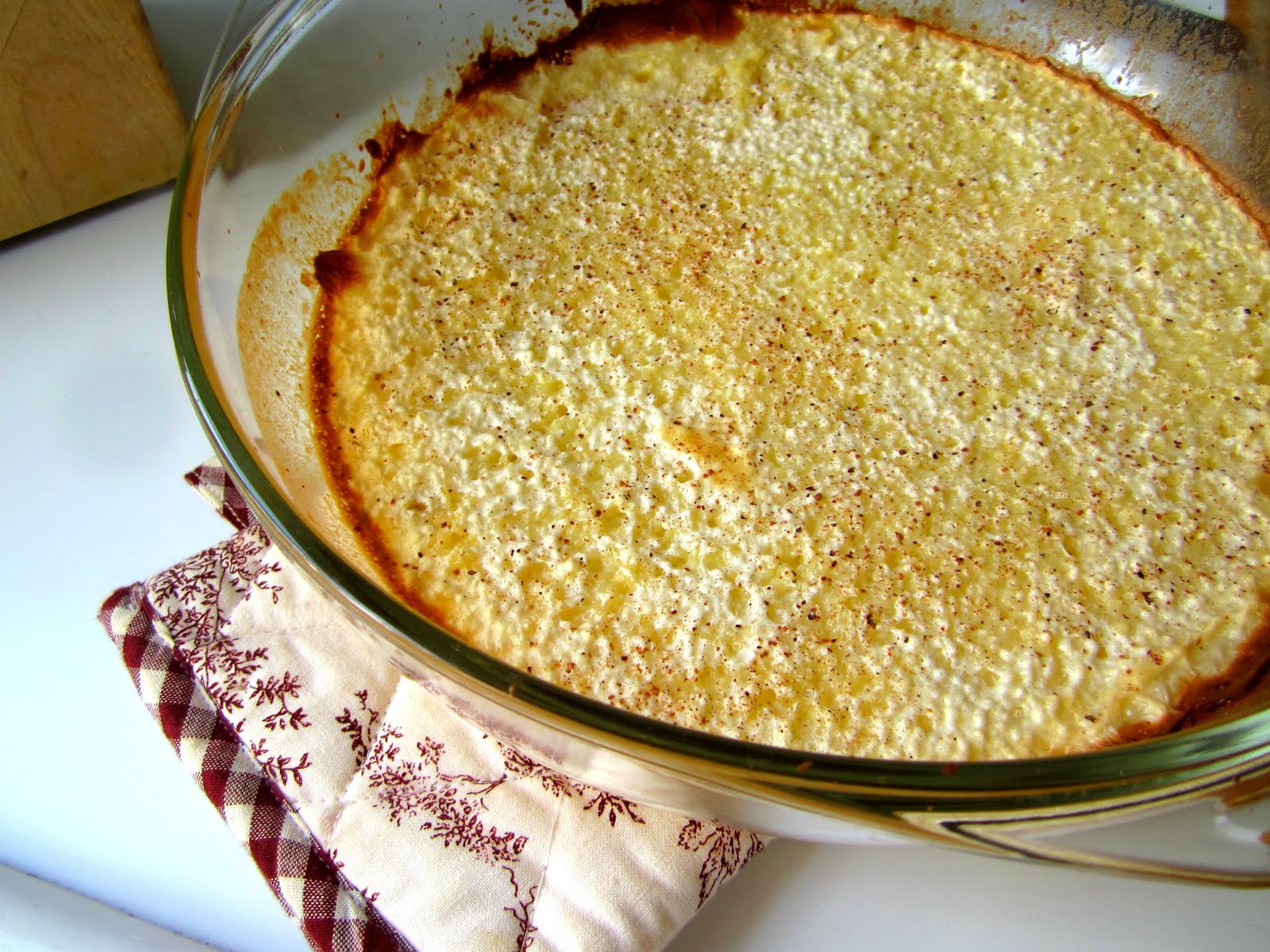 Desperate Dessert Baked Couscous Pudding