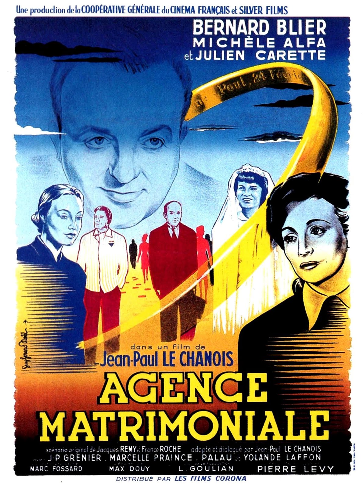 Agence matrimoniale (1951) Jean-Paul Le Chanois - Agence matrimoniale (25.09.1951 / 10.11.1951)