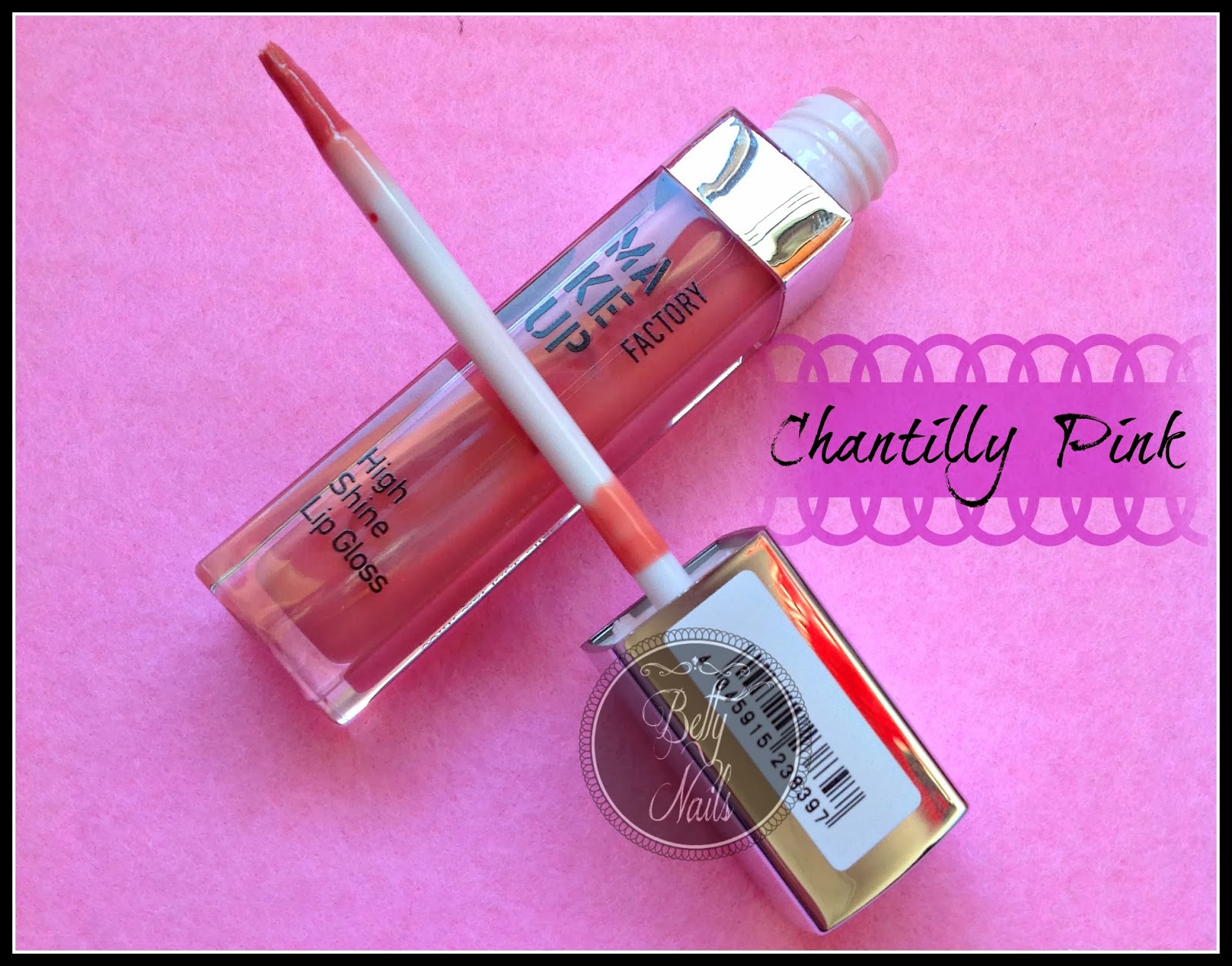 Betty Nails Make Up Factory Lipgloss Chantilly Pink