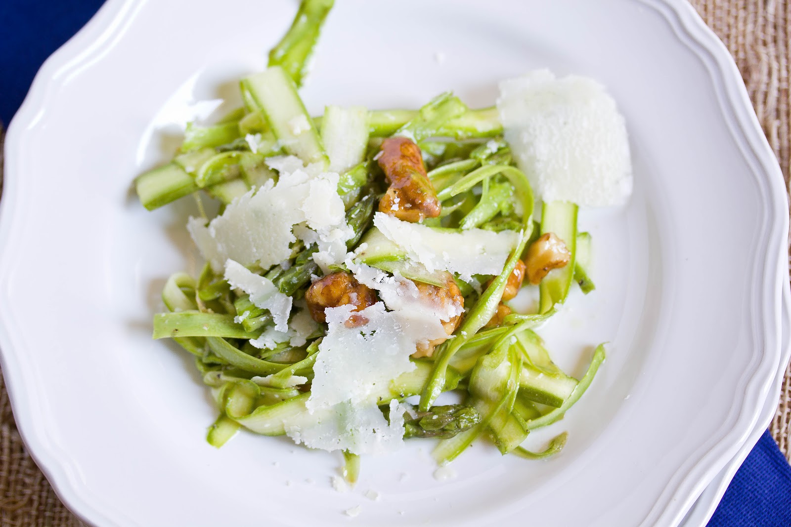 Asparagus Salad with Walnuts A Zesty Bite