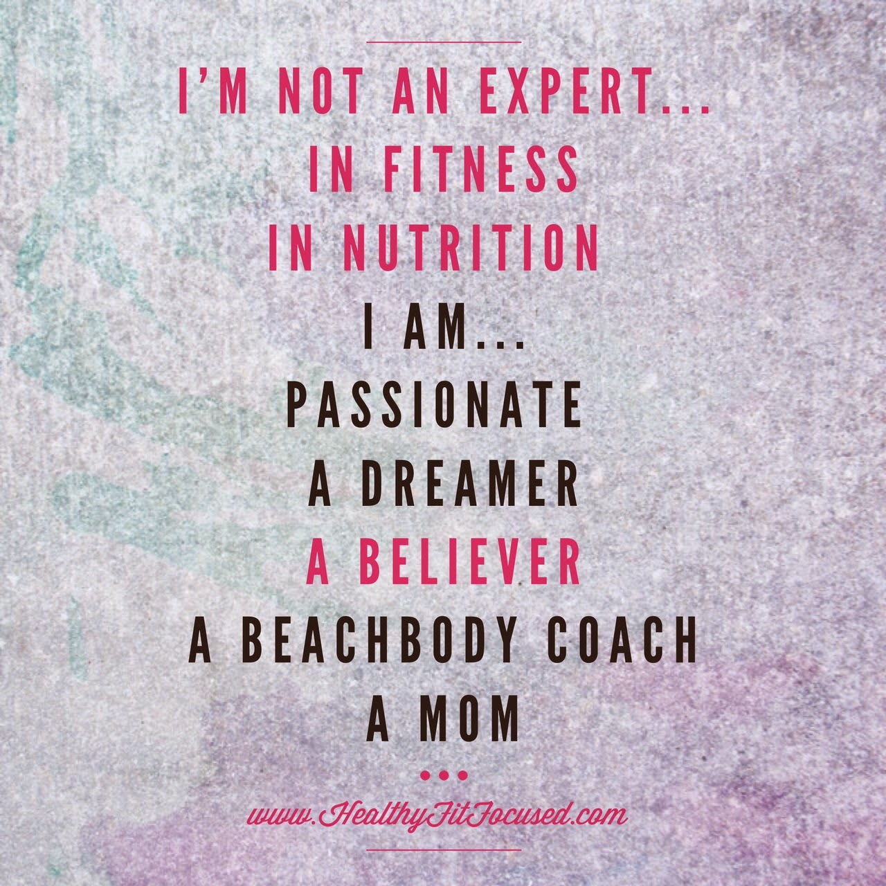 I'm not an expert, I'm a mom with passion.  Beachbody Coaching, Helping coaches become successful!  I'm looking for 5 highly motivated people ready to earn a significant income by helping others. www.HealthyFitFocused.com 