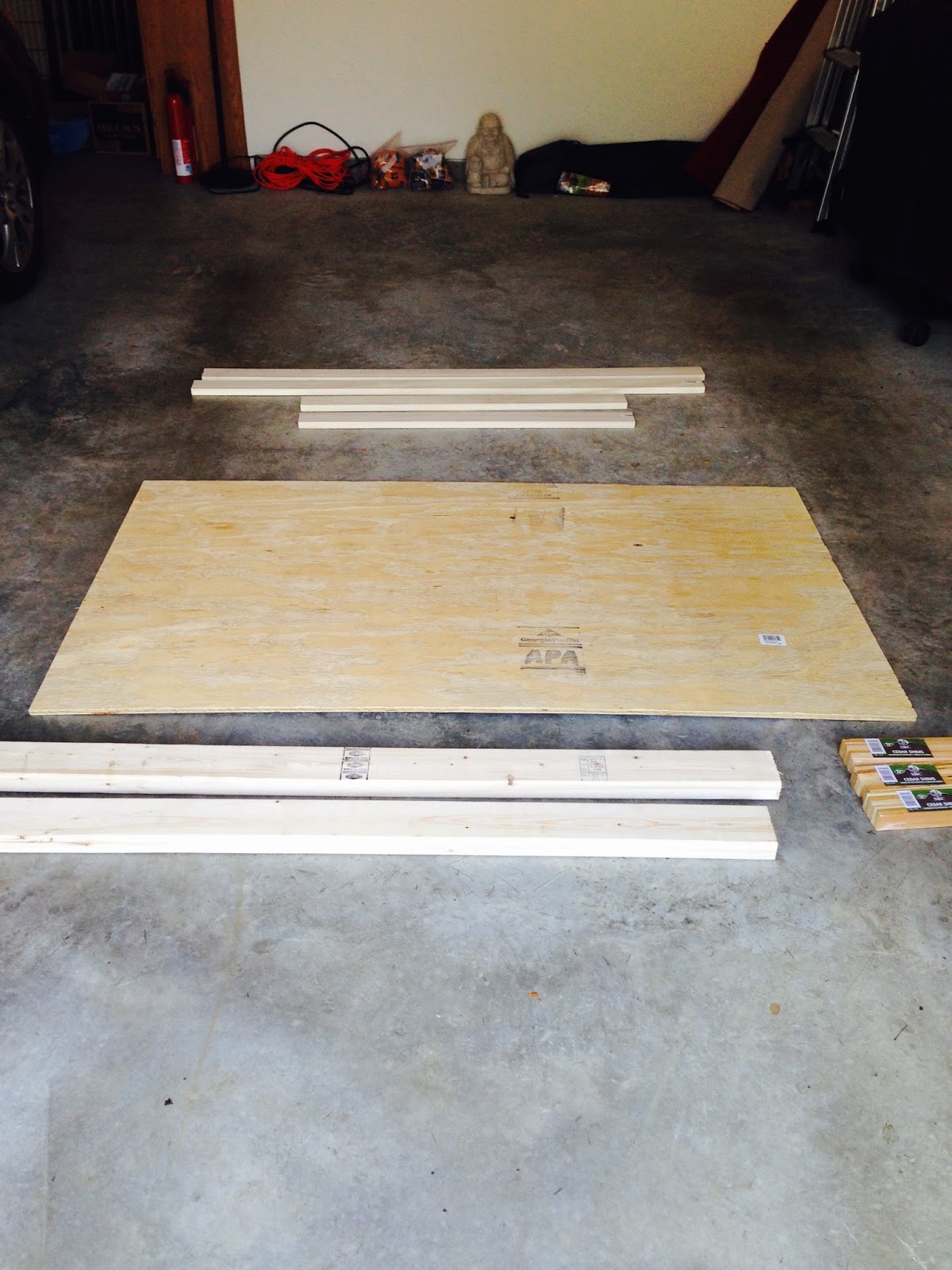 Goldens and Glue Guns DIY Wood Shim Headboard