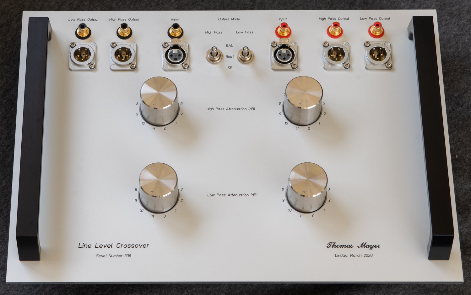 New Thomas Mayer passive line level crossover M & S Ultimate HighFidelity