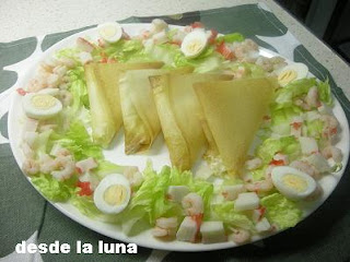 Ensalada Con Bric De Queso De Tetilla
