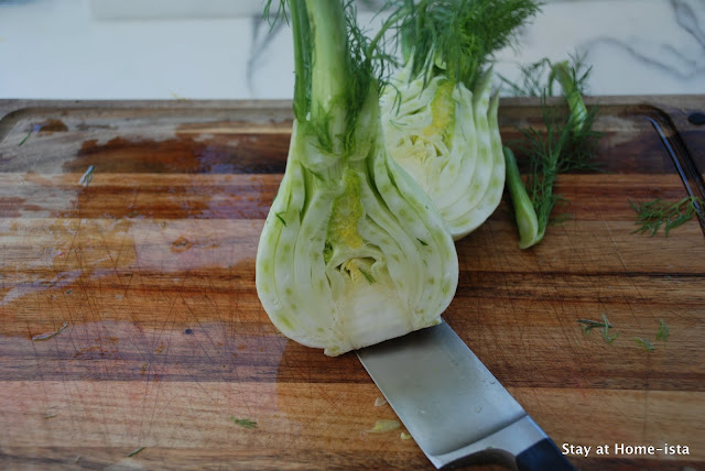 How to slice Fennel, a picture tutorial from stayathomeista.com