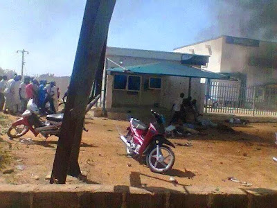 OMG! SO SAD! VIEWER'S DISCRETION! -Photos from the First Bank Bomb Blast in Bauchi