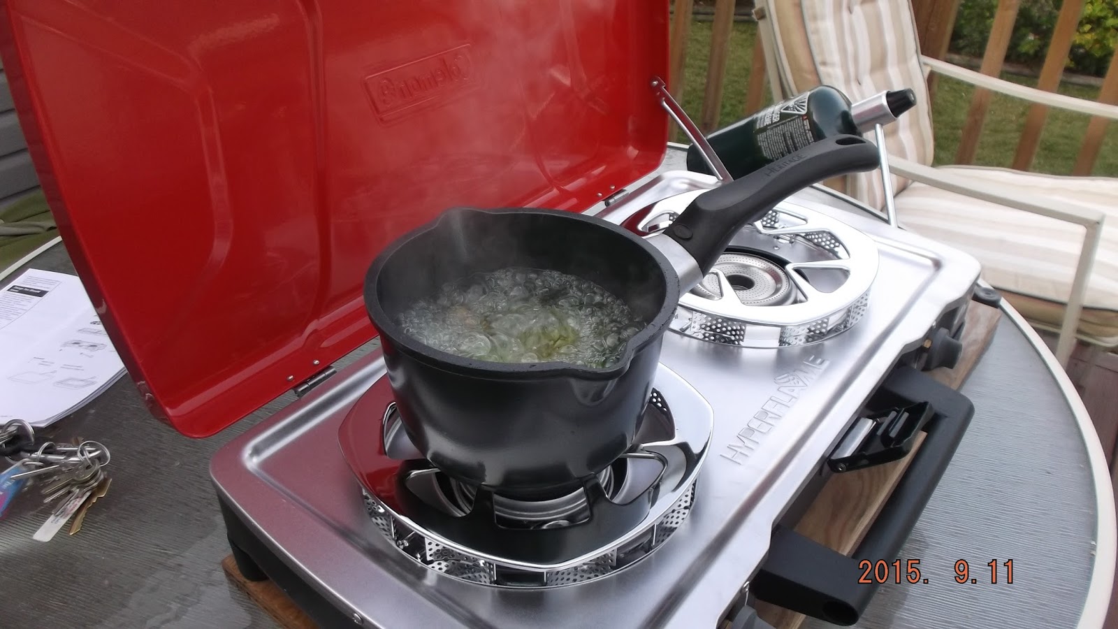 The One Dollar Review and Giveaway (Canada only) Coleman's Fyrecadet 2 Burner Propane Stove
