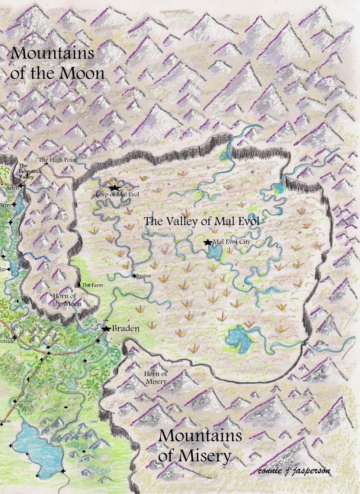 Map of Neveyah