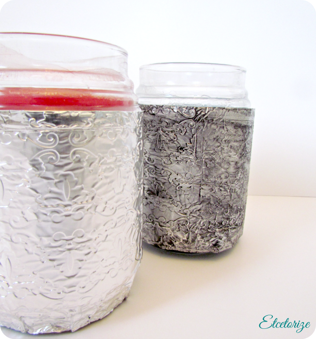 Etcetorize Embossed Tin Candle Wraps