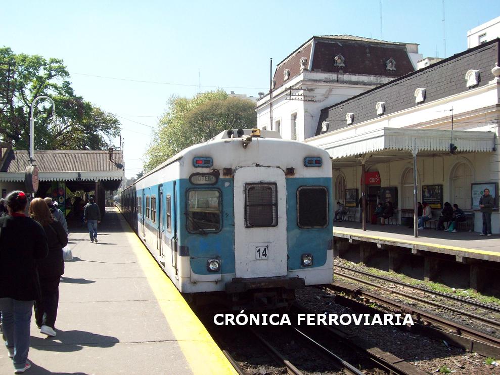 CRÓNICA FERROVIARIA LÍNEA SARMIENTO OBRAS SIN OBREROS