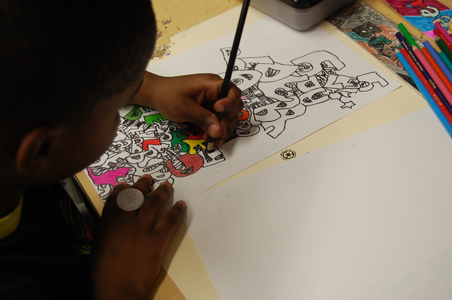 Abstract Art Name Project at Mary Price blog