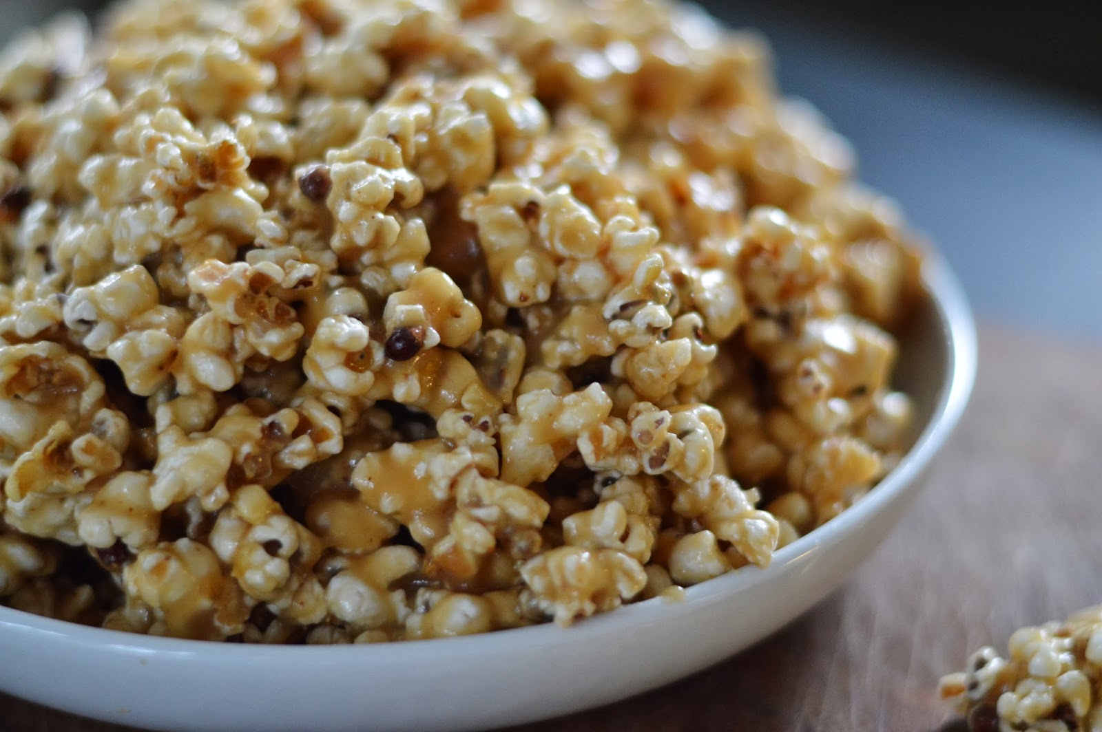 The Art of Comfort Baking Salted Caramel Popcorn