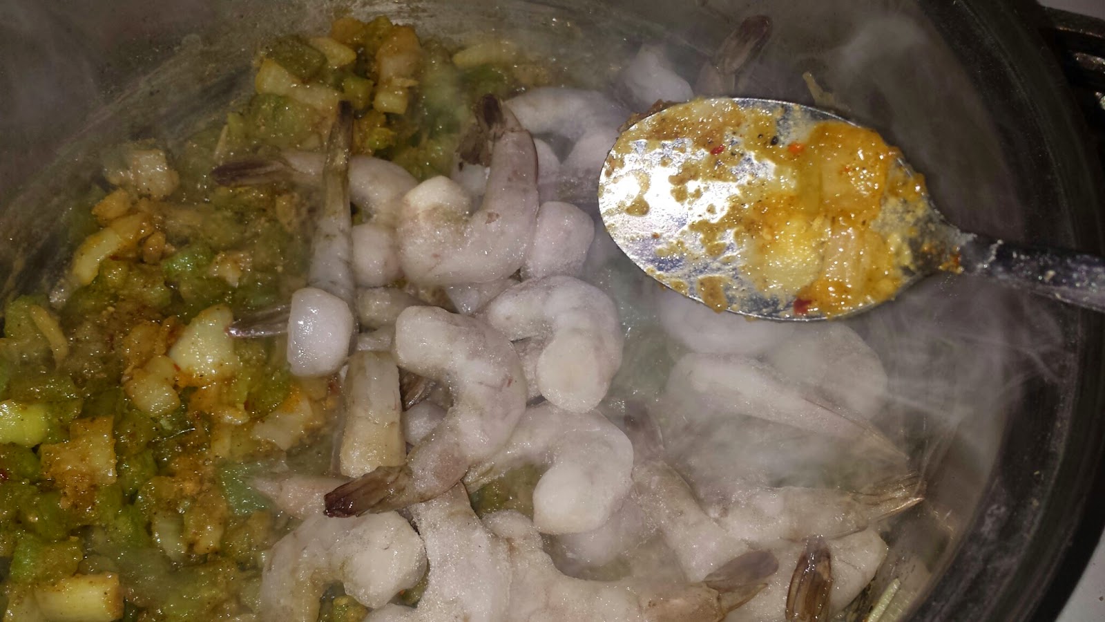 Sha Bang's Kitchen Louisiana Pan Roast with Shrimp and Crab