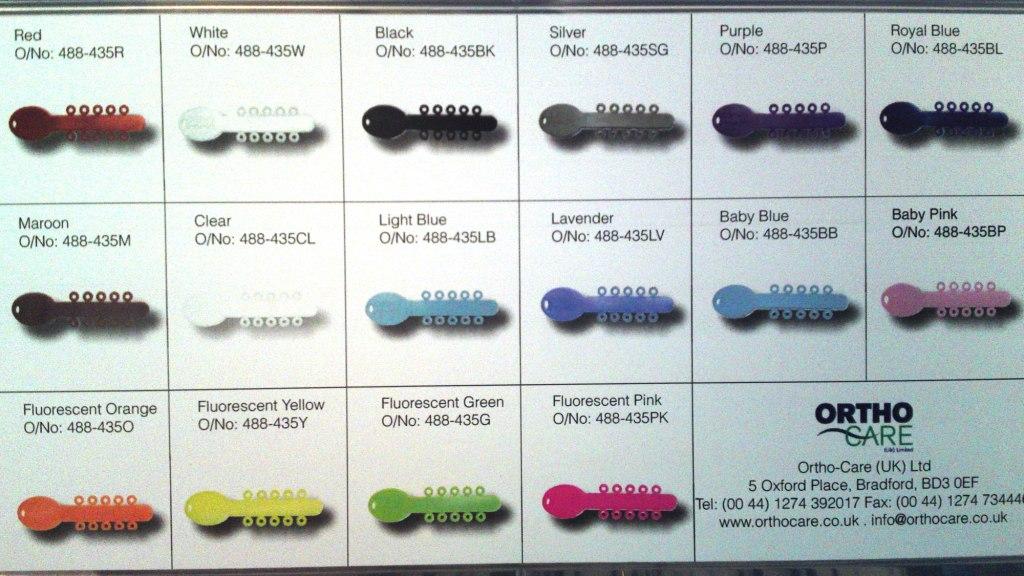 FANCY ELASTIC LIGATURES FOR BRACES