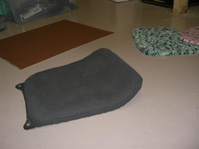 make foam and leather seat for motorcycle, diy, seat pan