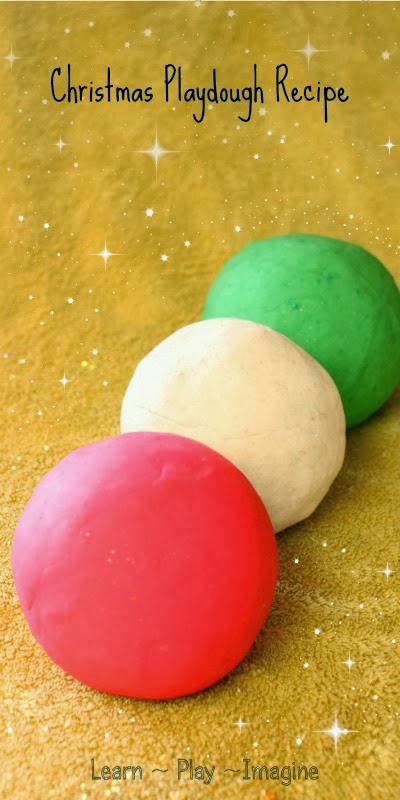 Christmas Playdough Recipe - How to make super soft playdough that captures the essence of Christmas!