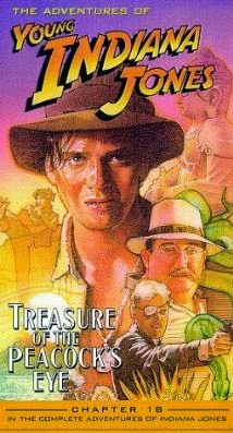 The Adventures of Young Indiana Jones: Treasure of the Peakcock's Eye VHS cover