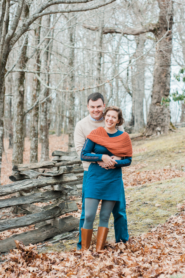 Leslie + Wes' Grandfather Mountain Engagement Photo Adventure by Boone Photographer Wayfaring Wanderer 