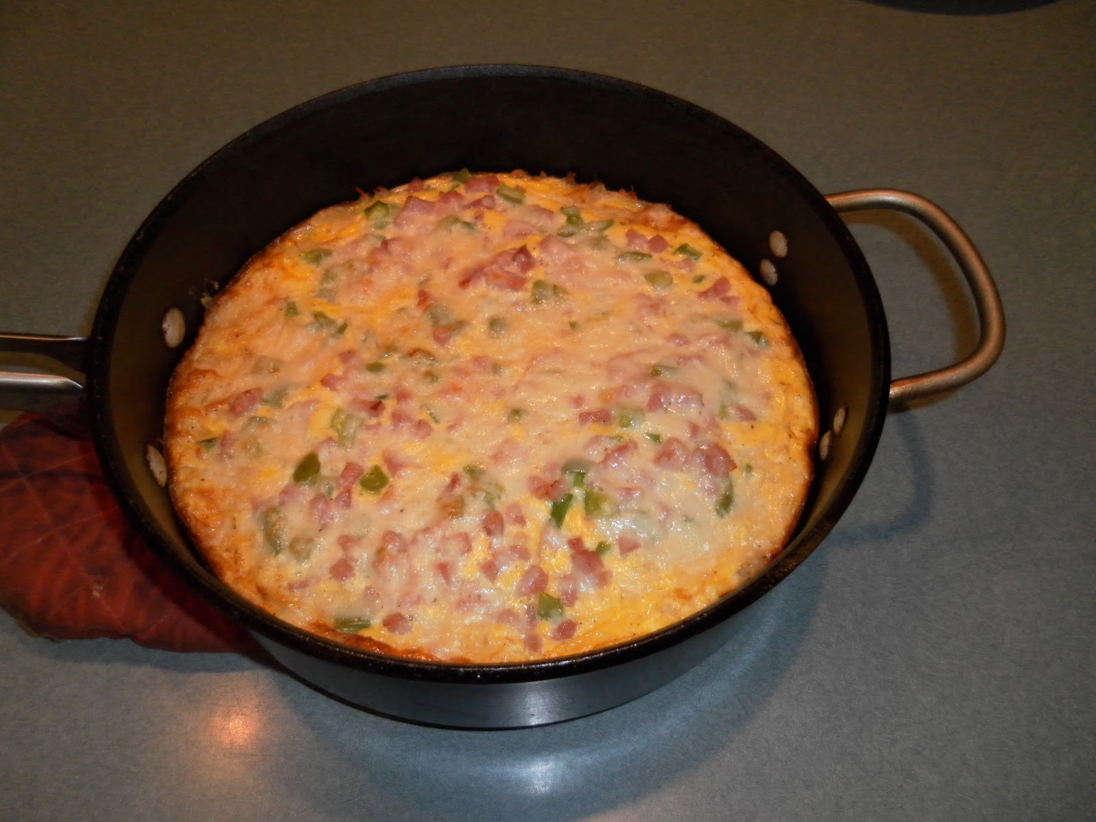 Cooking On A Budget Potato, Ham and Egg Frittata