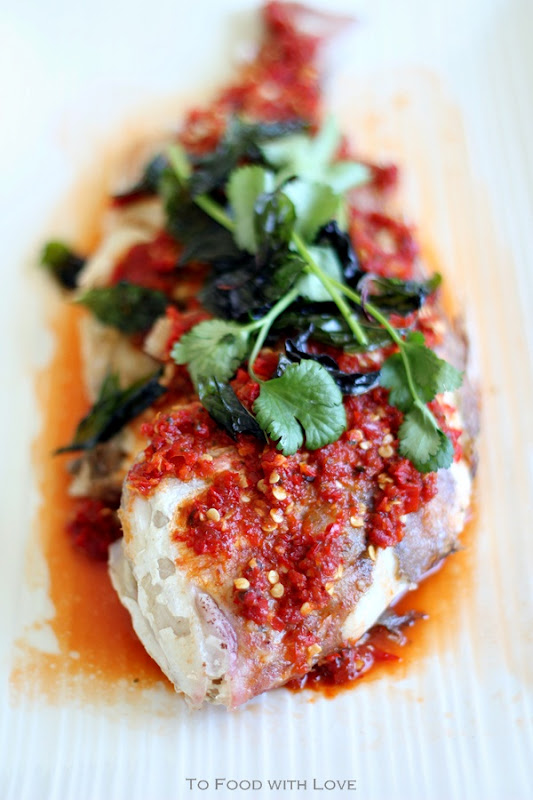 To Food with Love Deepfried Snapper with 3 Flavour Sauce (Thaistyle)