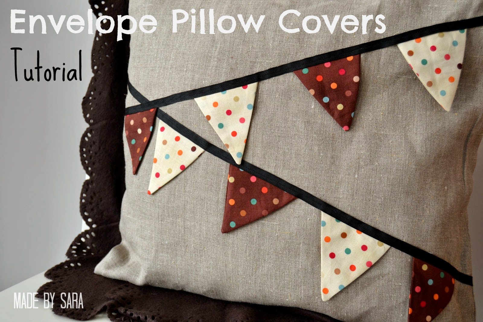 Envelope Pillow Covers a tutorial PeekaBoo Pages Patterns
