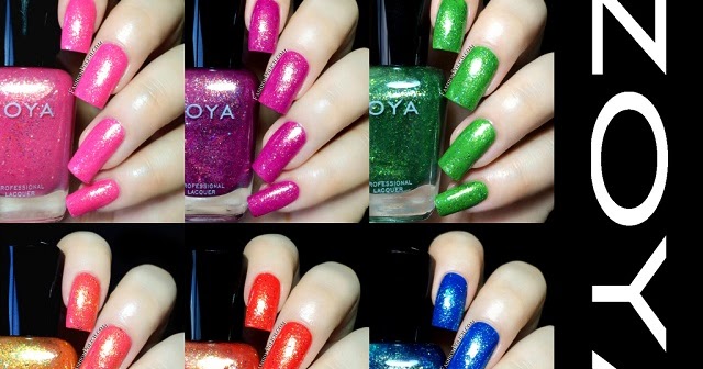 REVIEW & SWATCHES: Zoya Bubbly Collection
