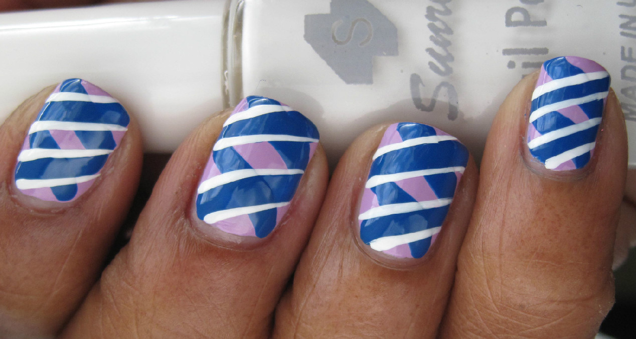 Karine’s Vernis Club: Preppy nails - Tutorial