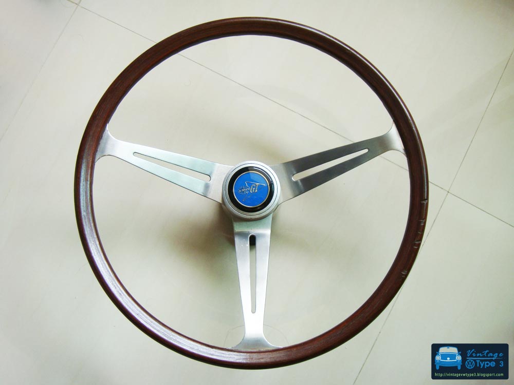 Vintage VW Type 3 15" Empi GTV Steering wheel