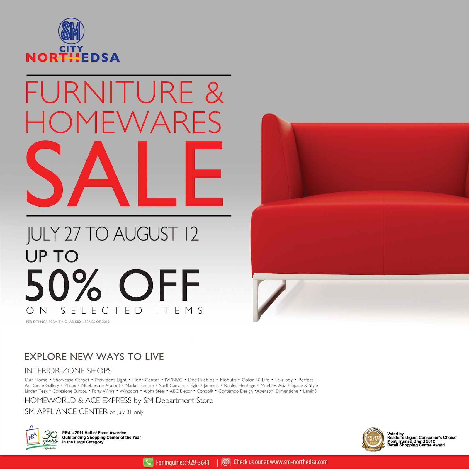 Up To 50 Off On Furniture Homewares At The Sm City North Edsa