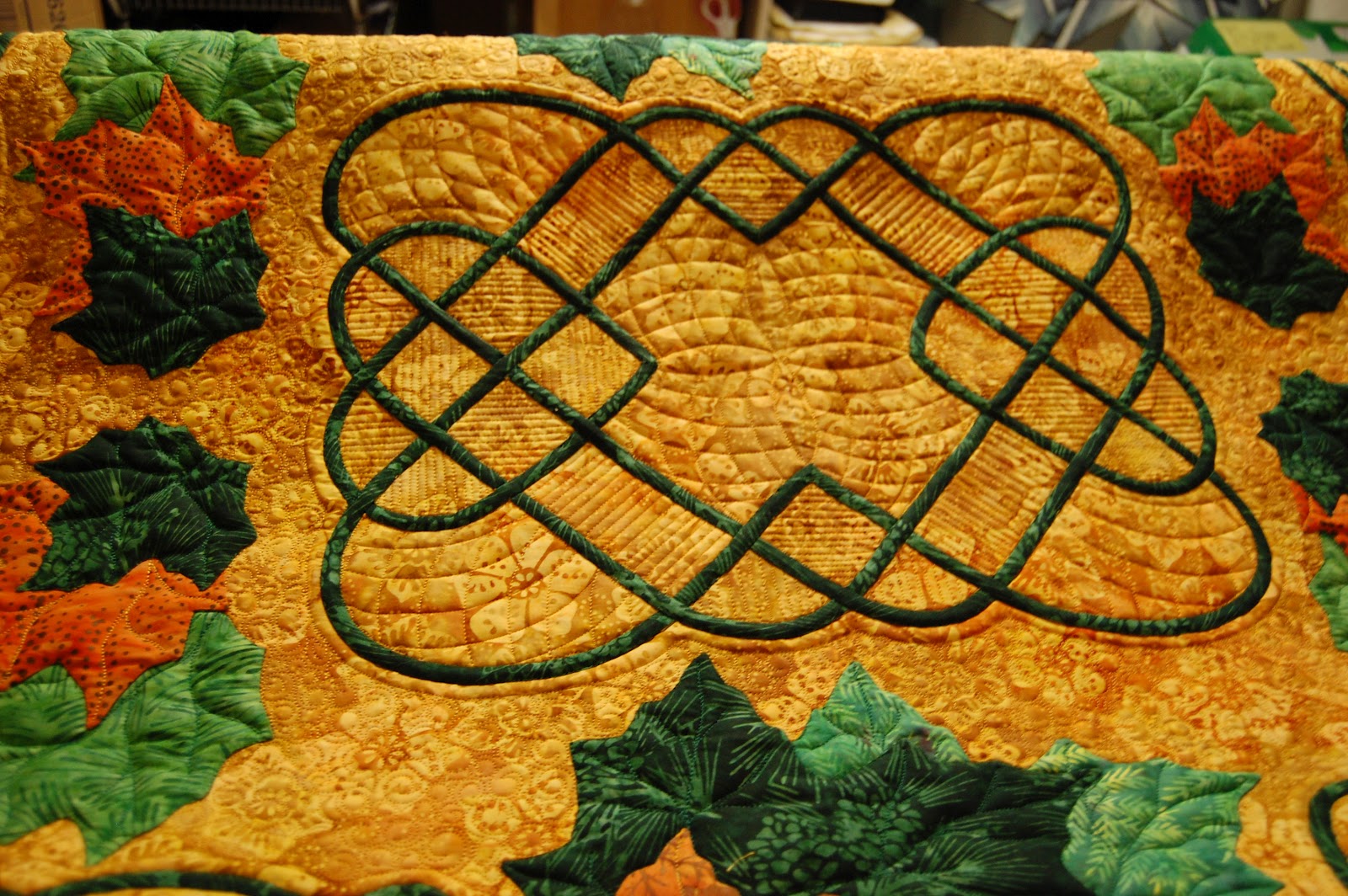 Creative Longarm Quilting by Karen Marchetti Celtic Knots and Autumn