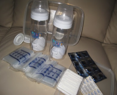 avent disposable bottle travel kit