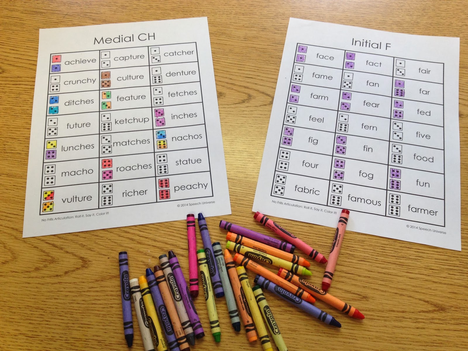 worksheet Words Their Way Worksheets no frills articulation roll it say color it