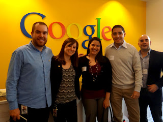 Hondureños en las oficinas de Google San Francisco