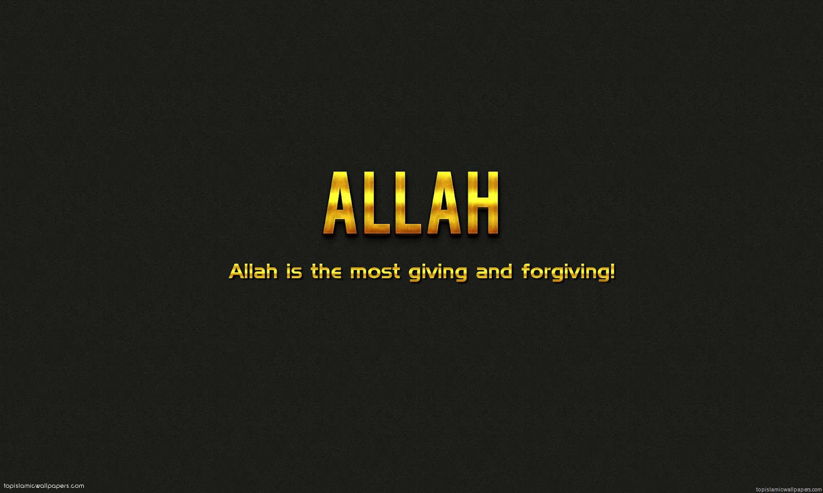 Allah is Forgiving