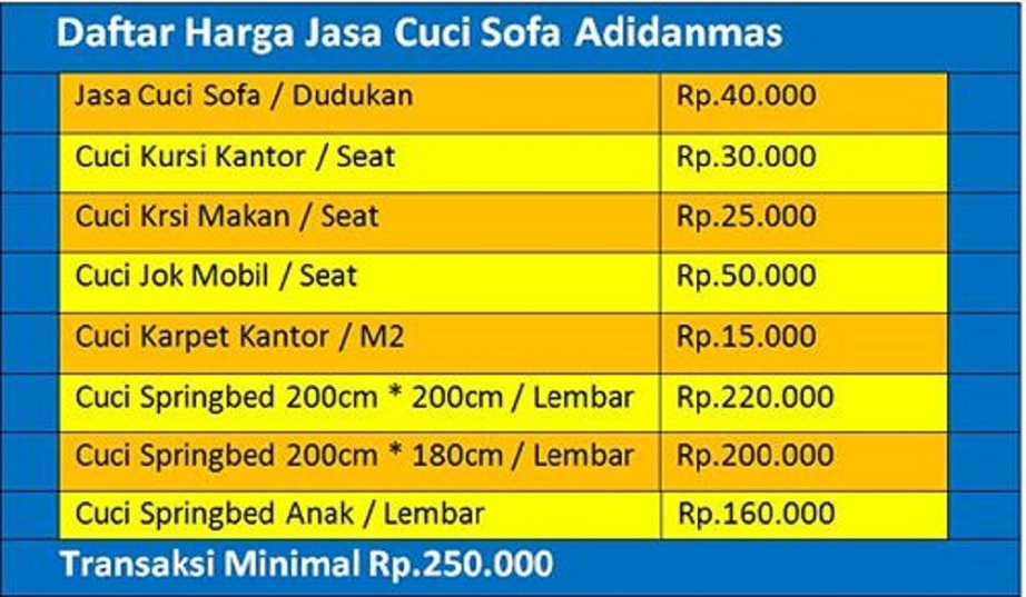 Jasa Cuci Sofa Ciledug 0812 9775 2020 Cuci Springbed Tangerang