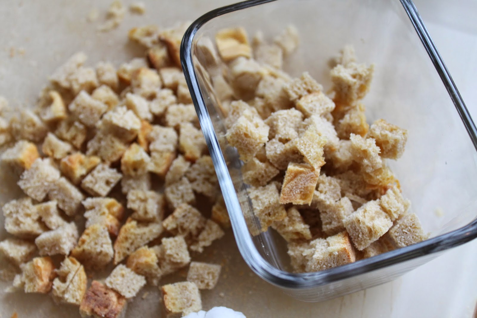 Fancy Food Thoughts Homemade Croutons/Breadcrumbs! (Gluten Free Option!)