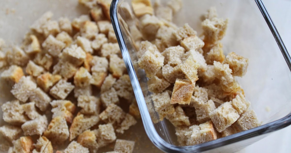 Fancy Food Thoughts Homemade Croutons/Breadcrumbs! (Gluten Free Option!)