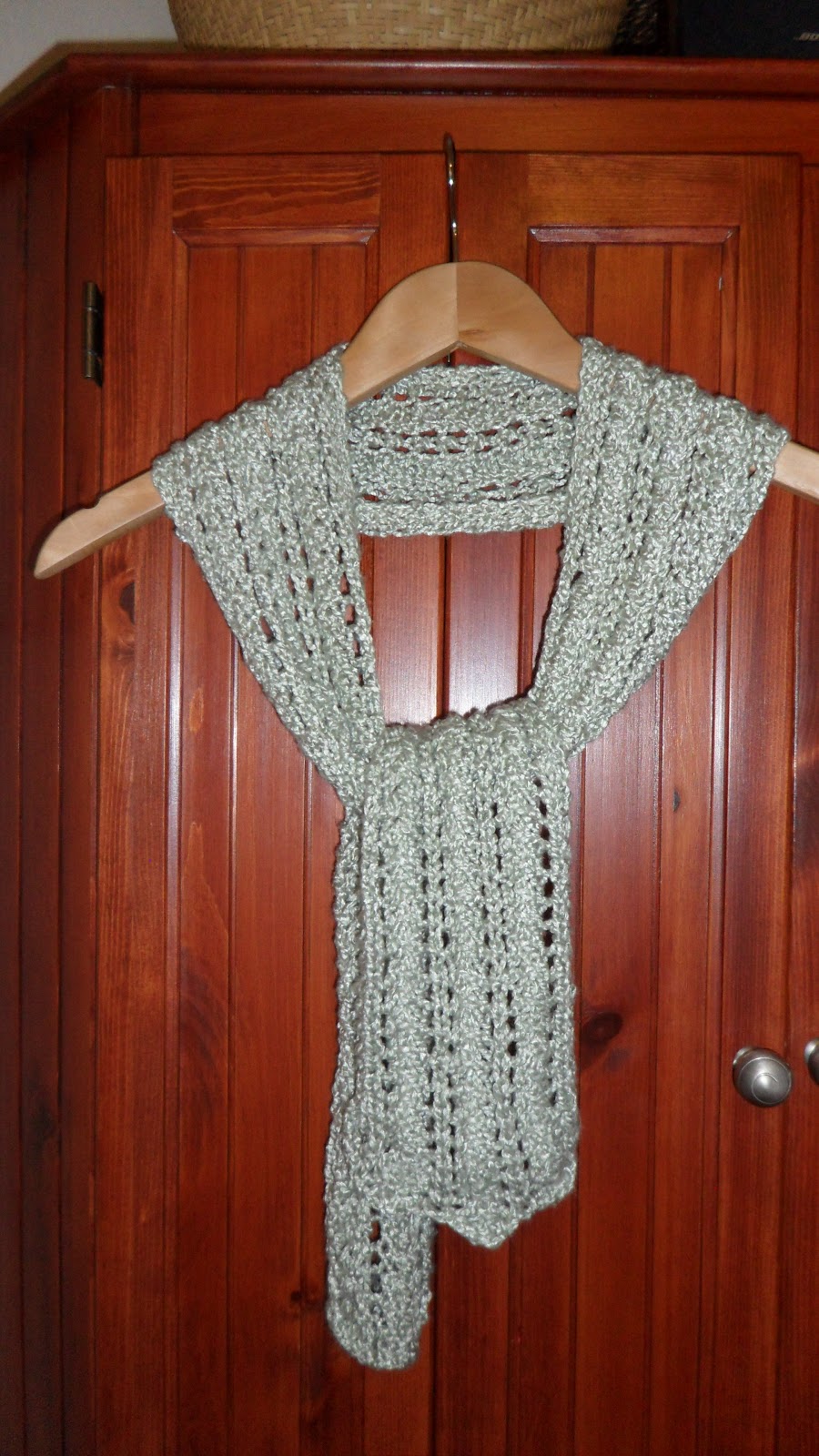 stitch by stitch i knit Easy Lace Scarf