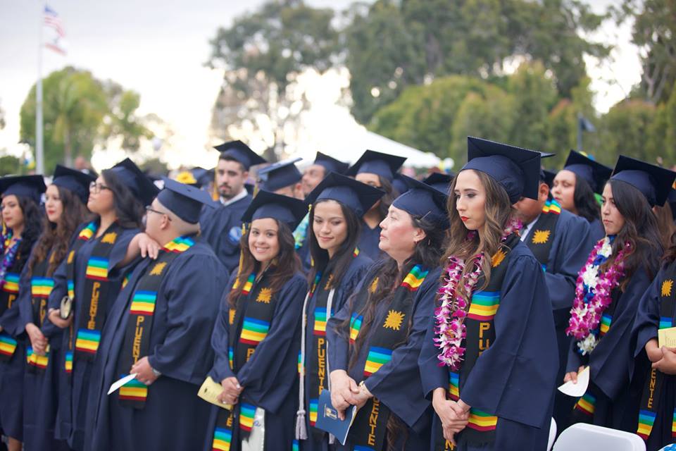 Commencement Ceremony at Cypress College in California