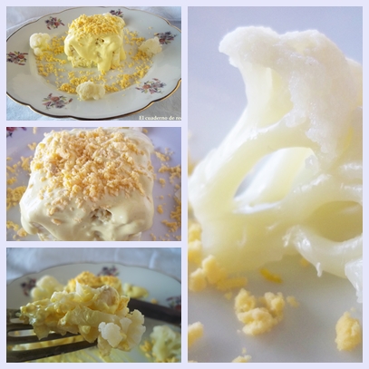 Pastel Frío De Coliflor Y Merluza.
