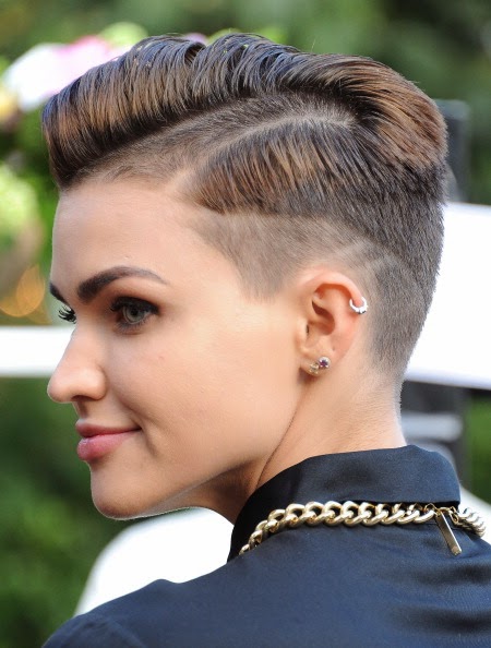 Ruby Rose Haircut 2015