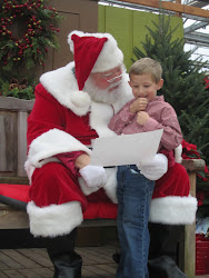 Visit with Santa...a happy one!
