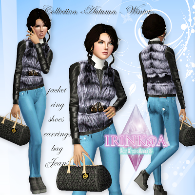 одежда - The Sims 3:Одежда зимняя, осеняя, теплая. Collection+Autumn+-+Winter+by+Irink@a