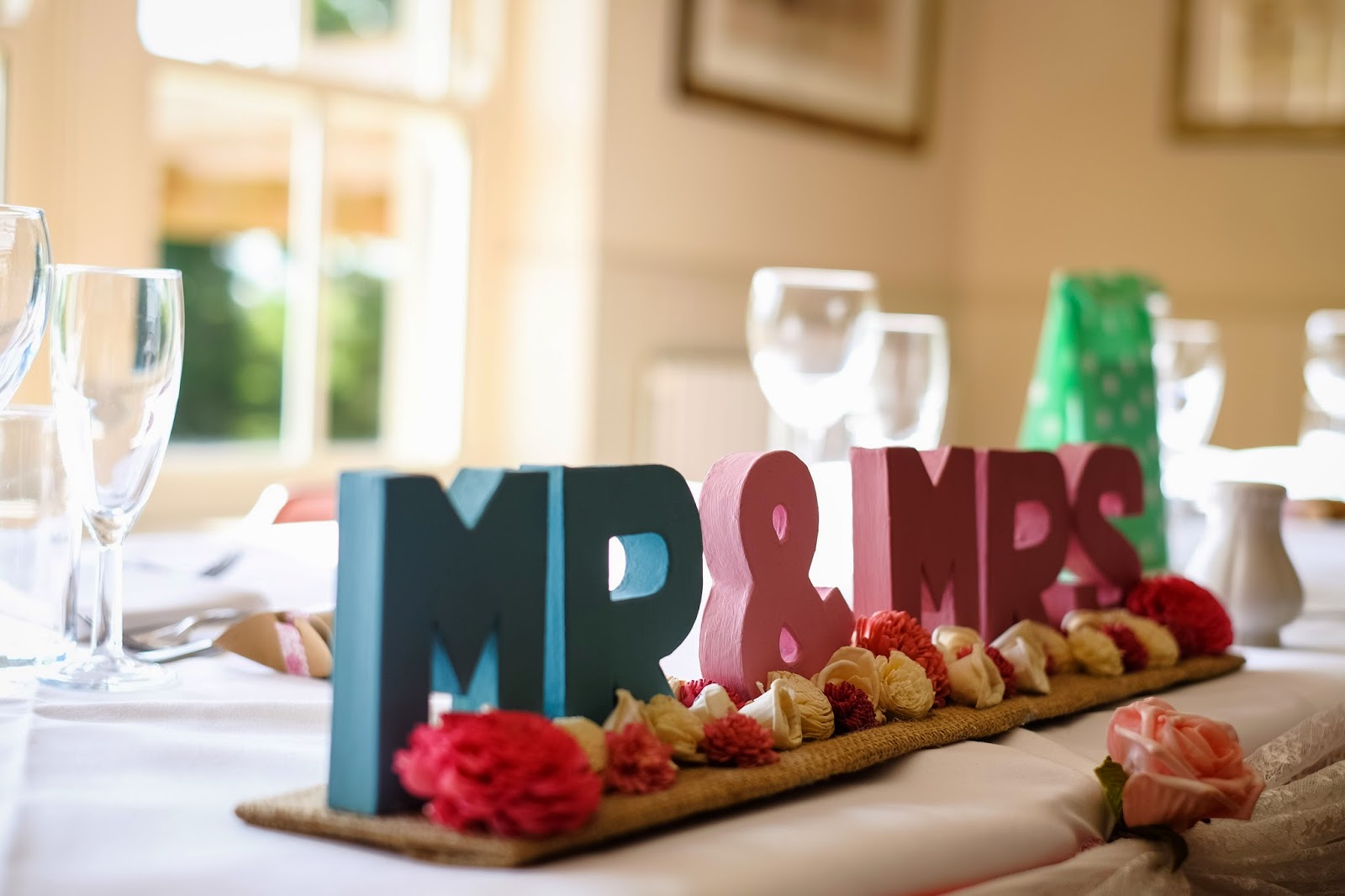 Sola Flower Top Table Decorations - wedding