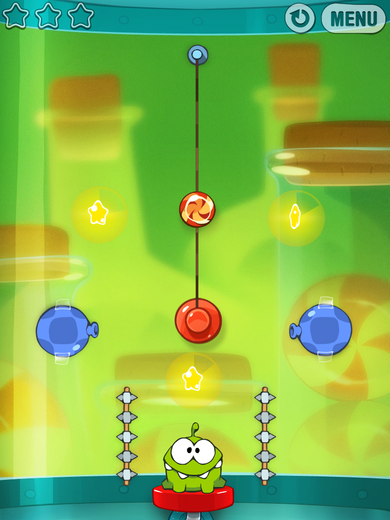 تحميل لعبة الذكاء وقطع الحبال Cut the Rope للاندرويد 5