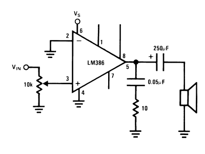 lm386 amplifier circuit lm386 amplifier circuit