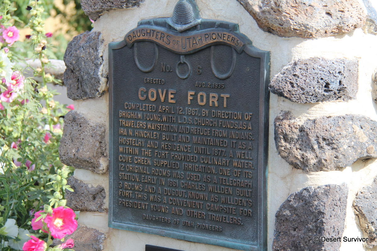 Desert Survivor Cove Fort