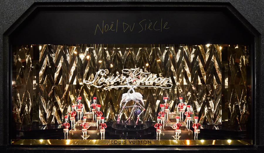 Holiday Window Displays (Part 1): Louis Vuitton & Galeries Lafayette