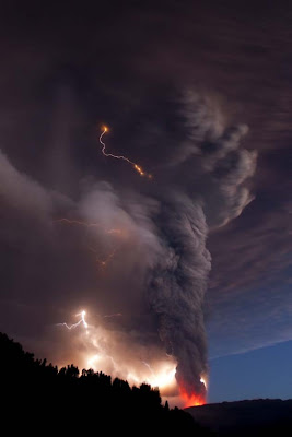 Volcan Puyehue fotos en erupcion